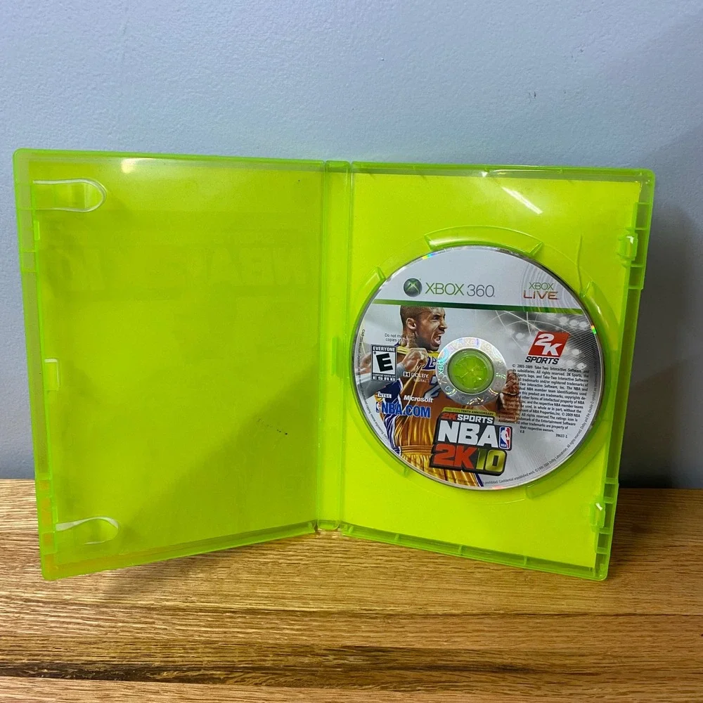 NBA 2K10 Xbox 360 Tenth Anniversary Edition Kobe Bryant Cover 2K Sports NTSC